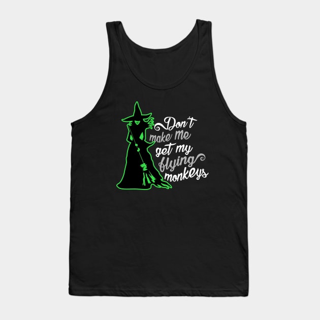 Wicked Witch Flying Monkeys Tank Top by KsuAnn